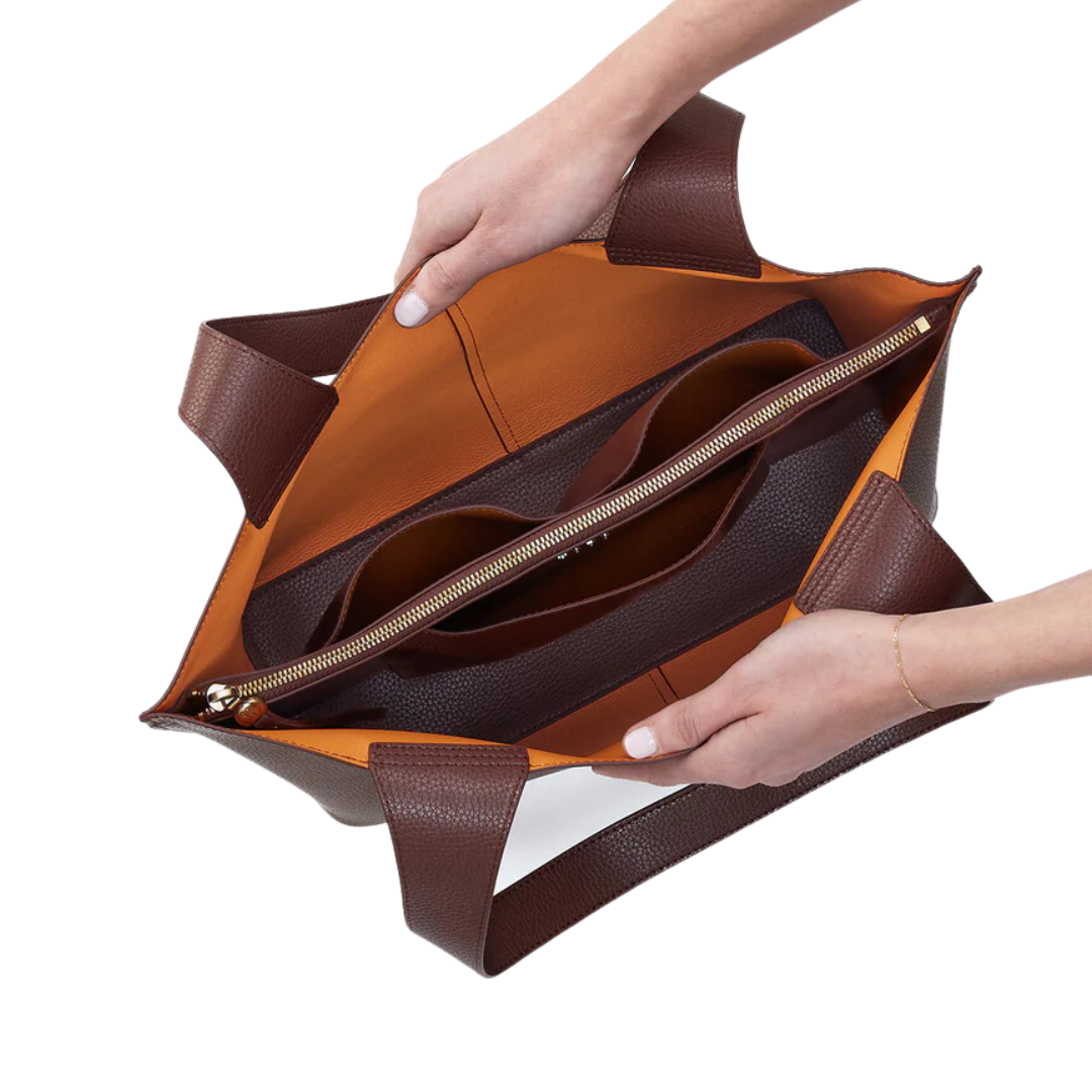 Vida Tote in Chocolate