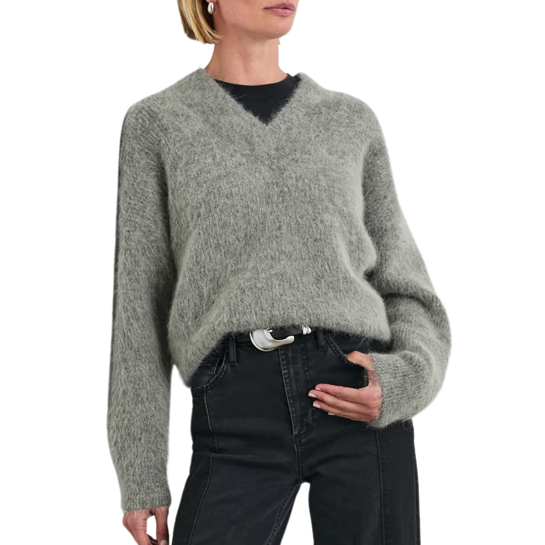 Jodie Sweater in Heather Grey