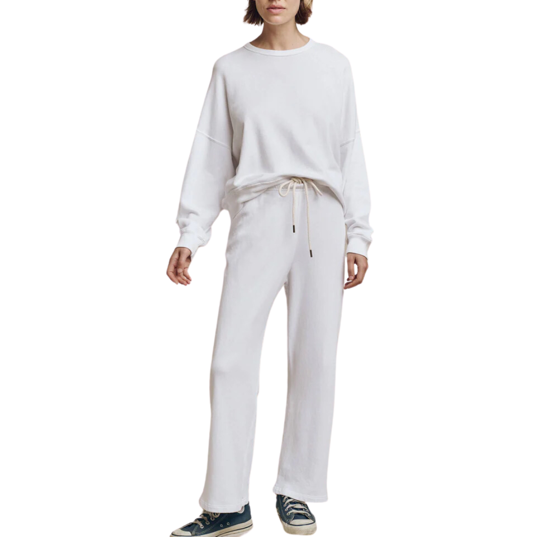 The Lap Sweatpant in True White