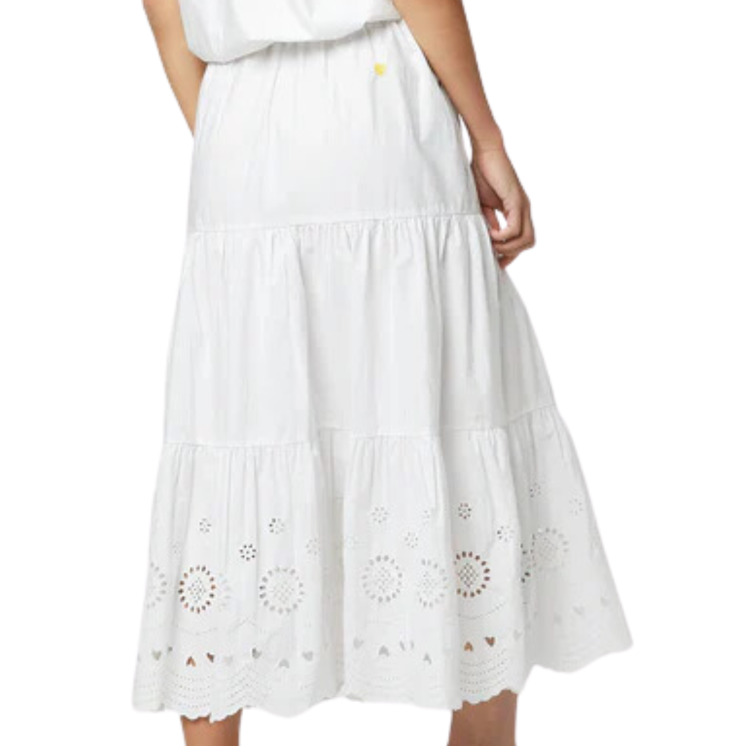 Gabrielle Eyelet Maxi Skirt