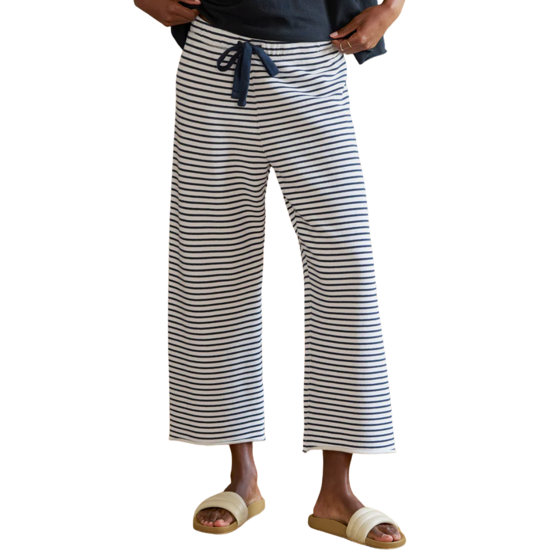 Catherine in Navy French Stripe