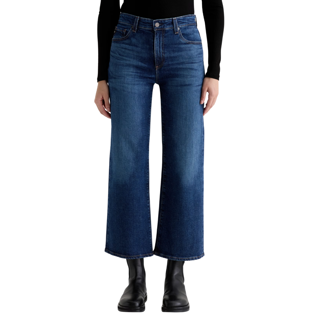 Saige Wide Leg Crop in Veiled