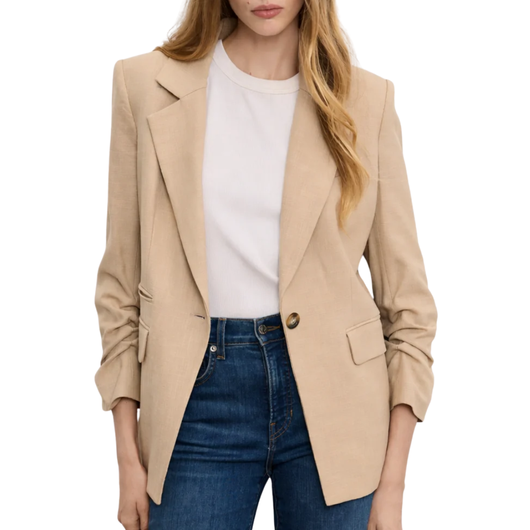 Battista Dickey Jacket in Stone Khaki