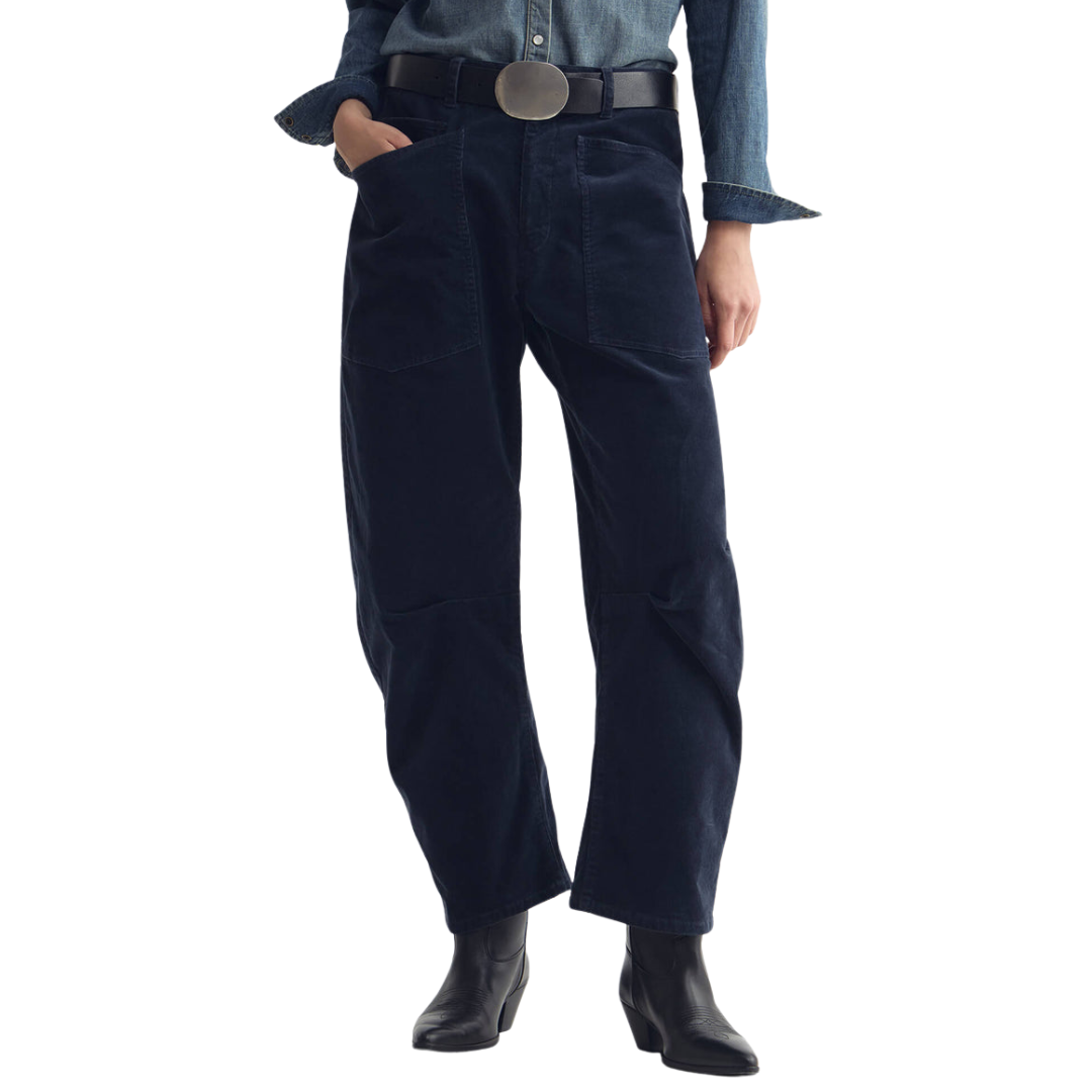 Shon Corduroy Pant in Service Blue