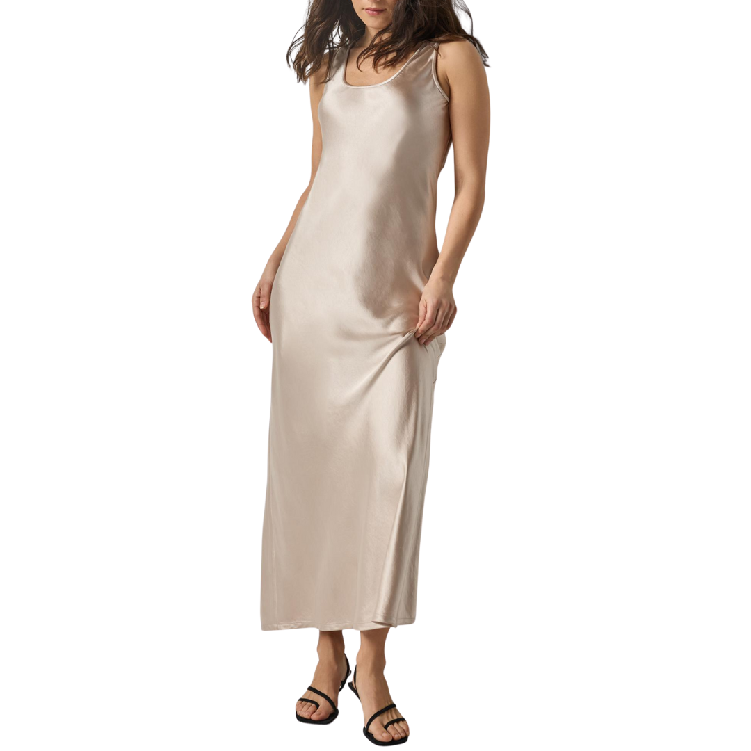 Bias Maxi Dress in Angora