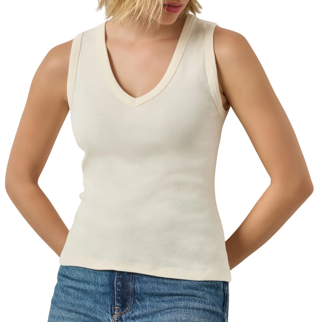 V-Neck Tank in Rope