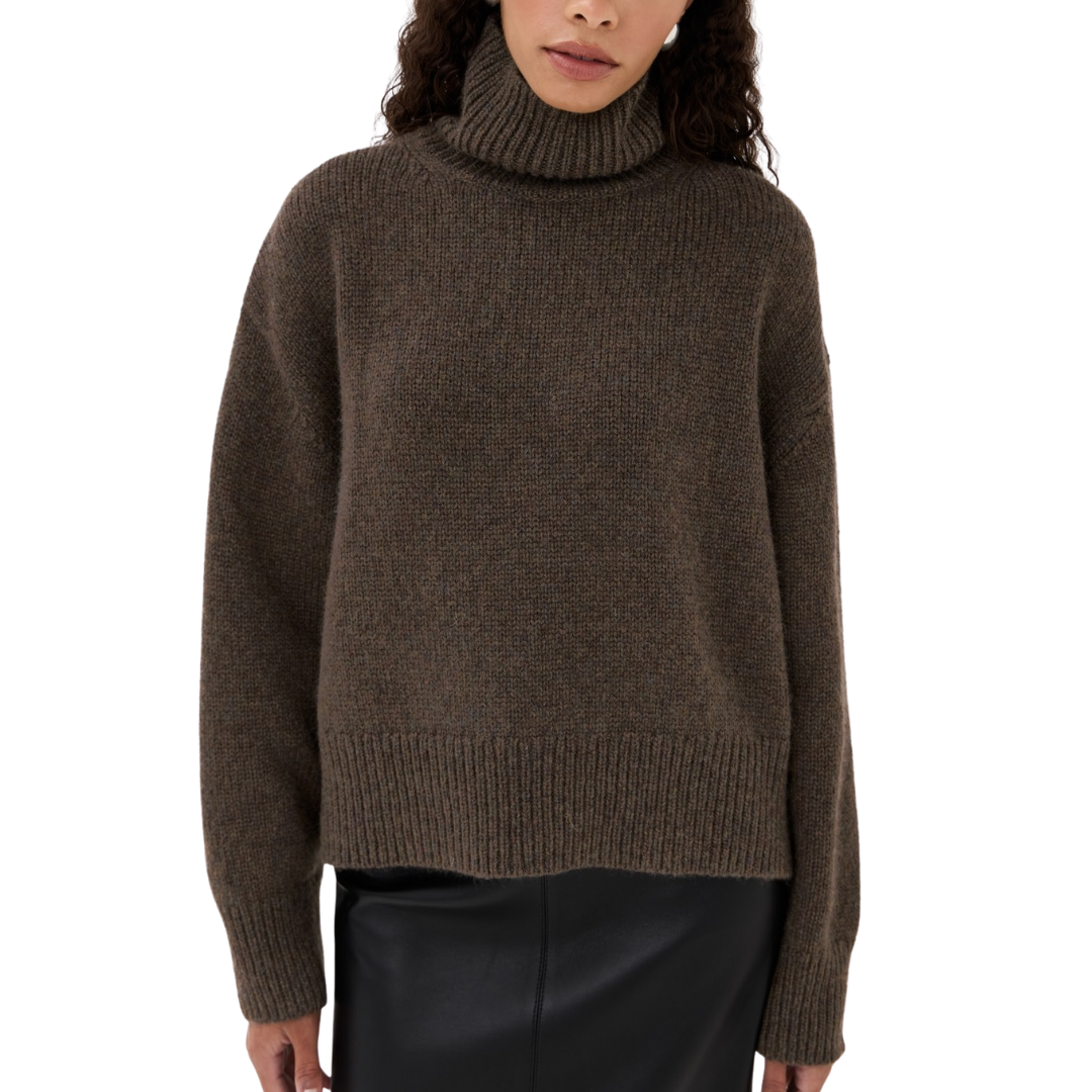 Tabitha Sweater in Redwood Melange