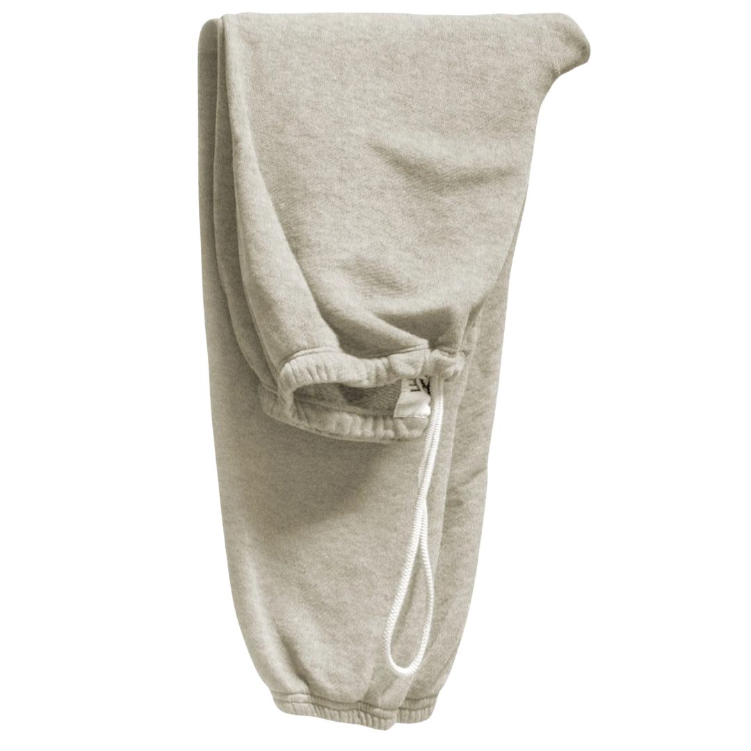 Basicgoodness Terry Fluff Sweatpant in Heatheryumm Oats