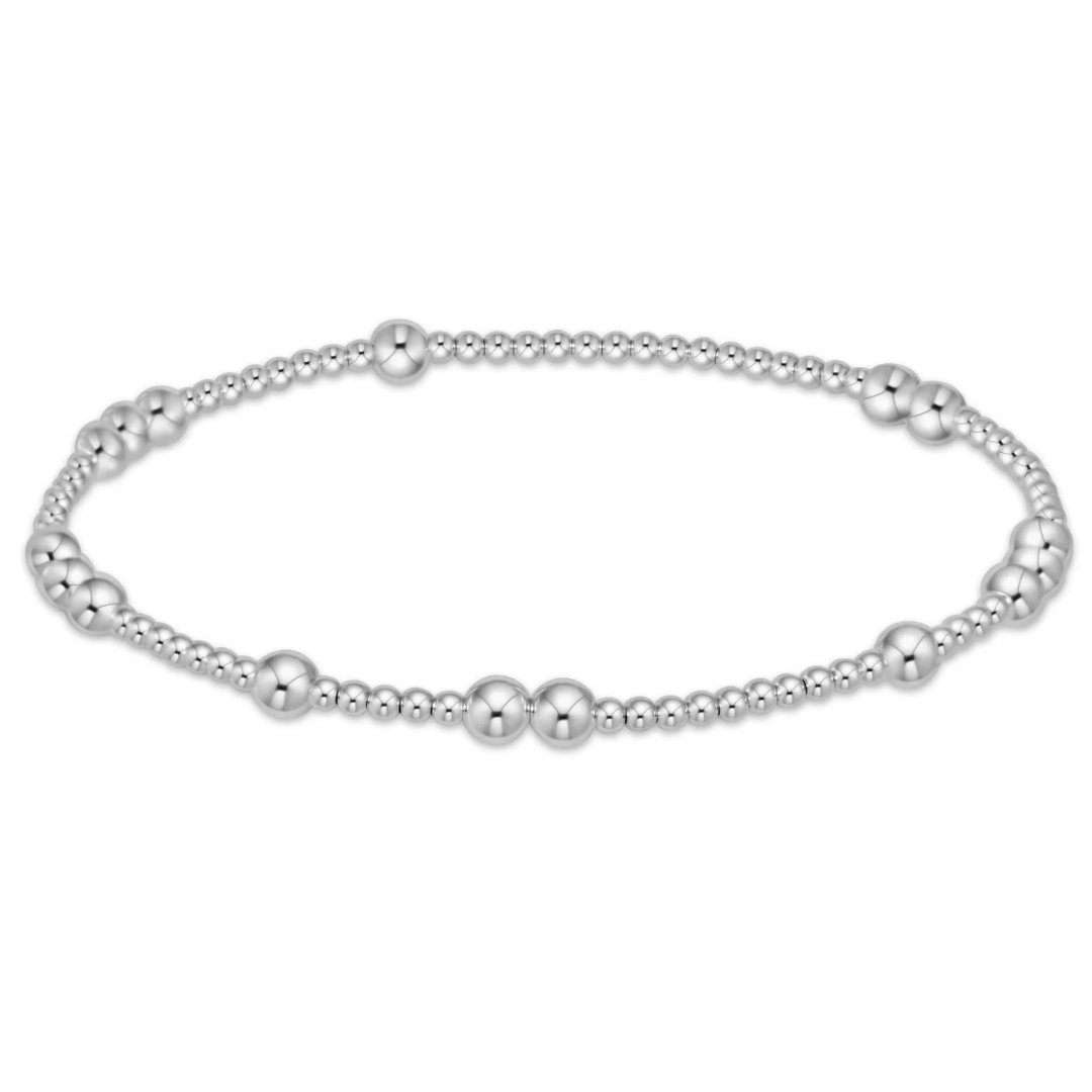 hope unwritten 4mm bead bracelet - gold extends