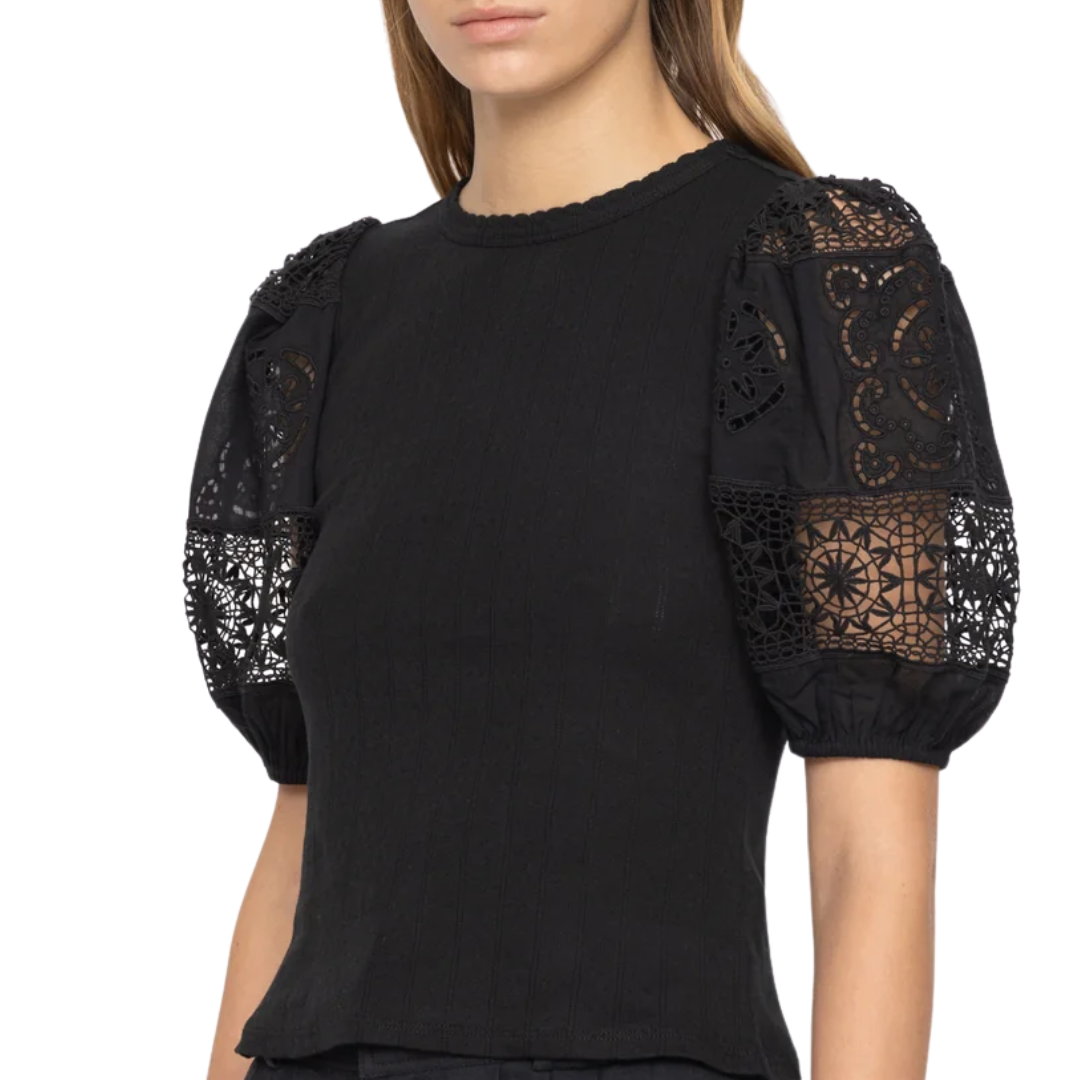 Dahlia Top in Black