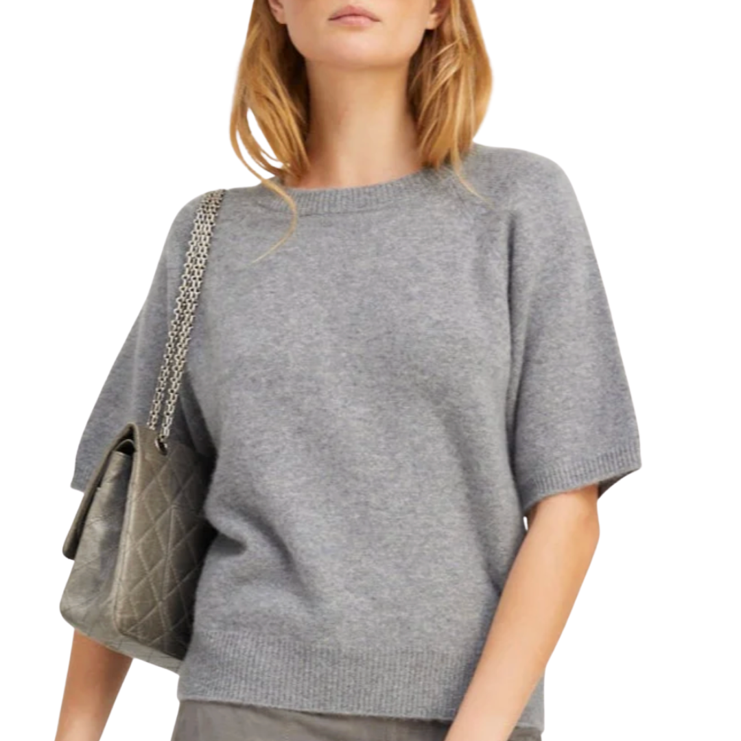 S/S Raglan Tee in Grey
