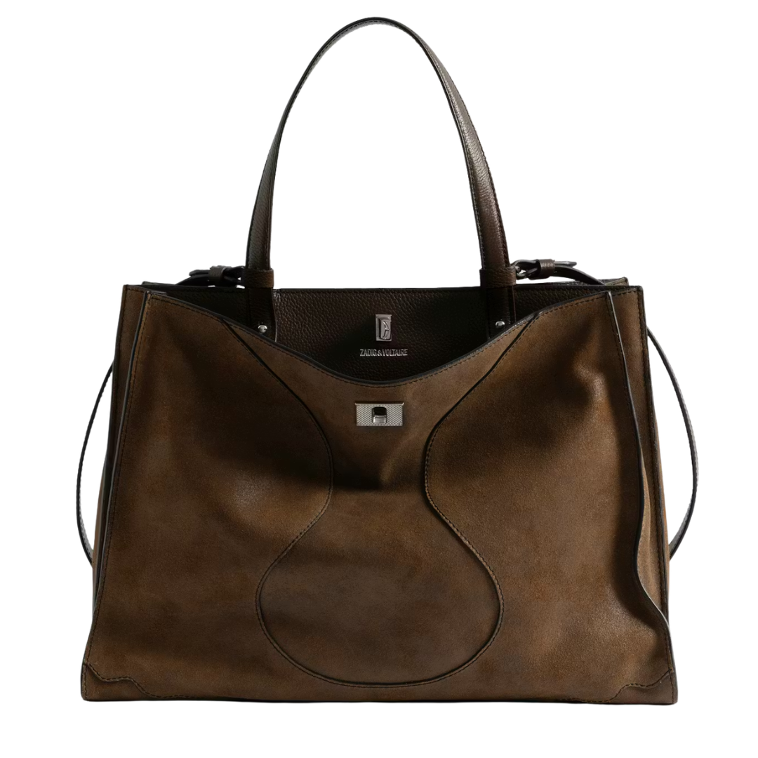 Jack Suede Bag in Wood