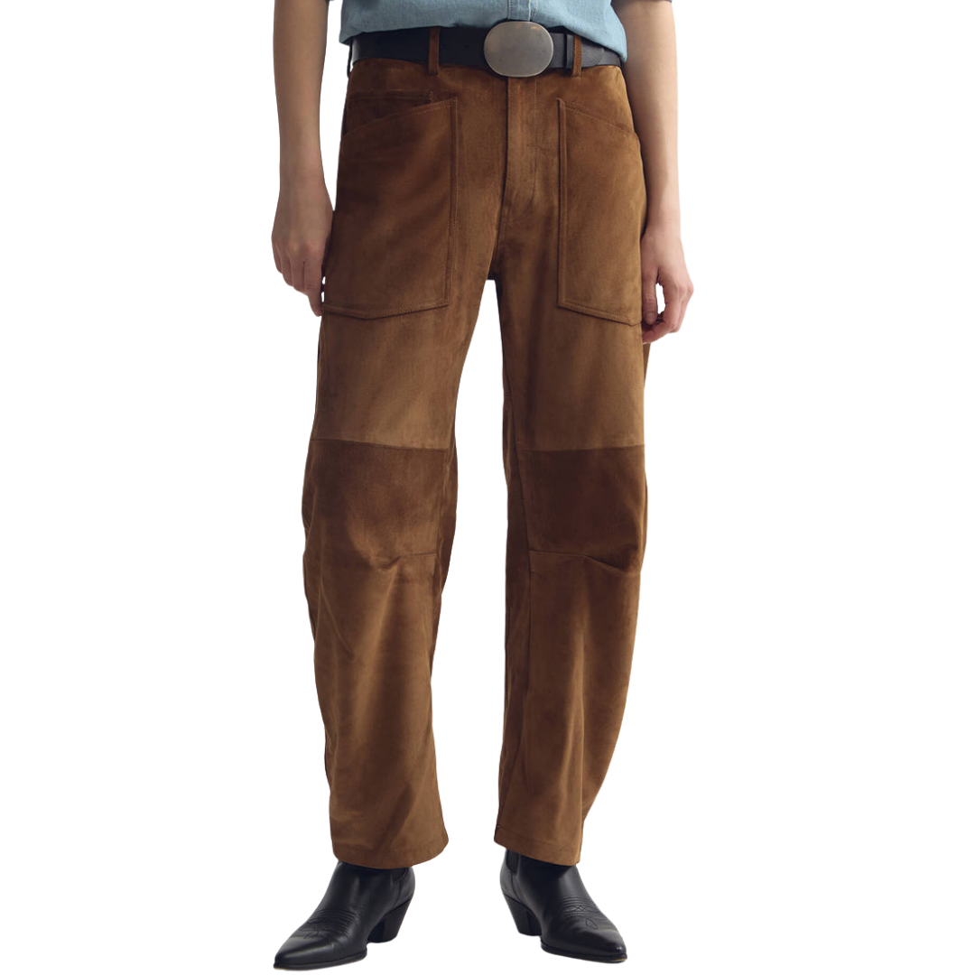 Shon Suede Pant in Martora