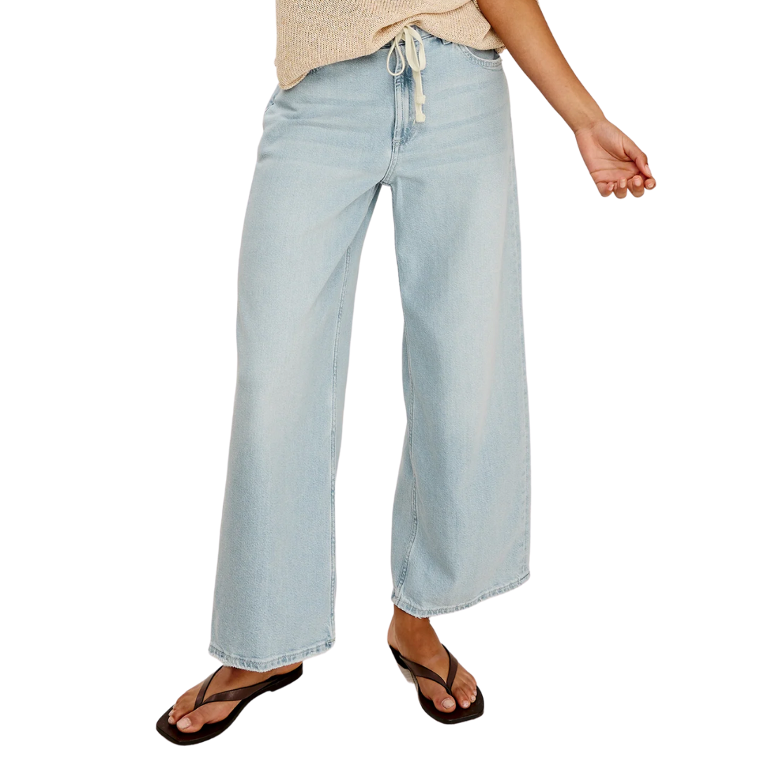 Angeleno Wide Leg Crop in Scuba