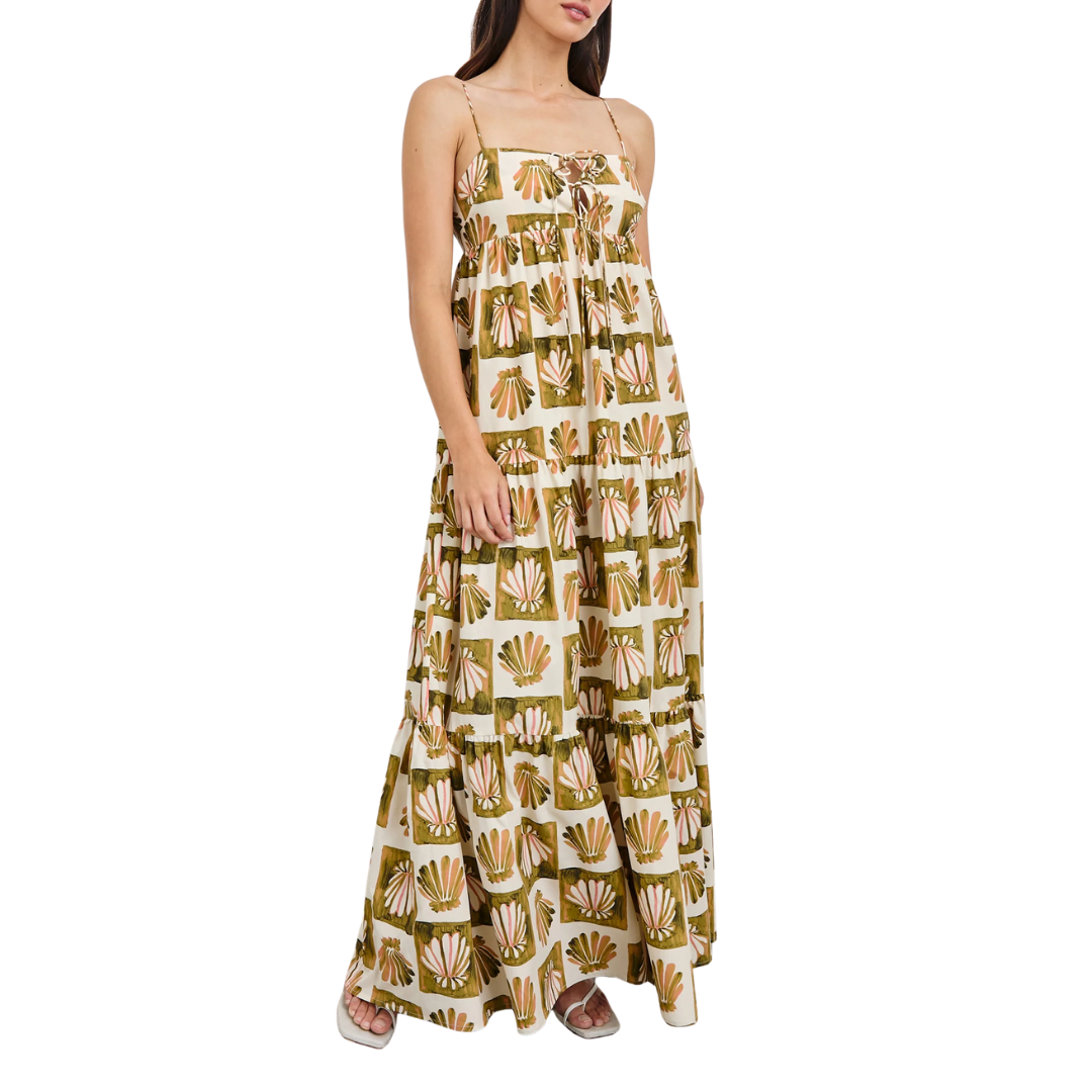 Mica Dress in Checkered Shell Mica Dress in Checkered Shell
