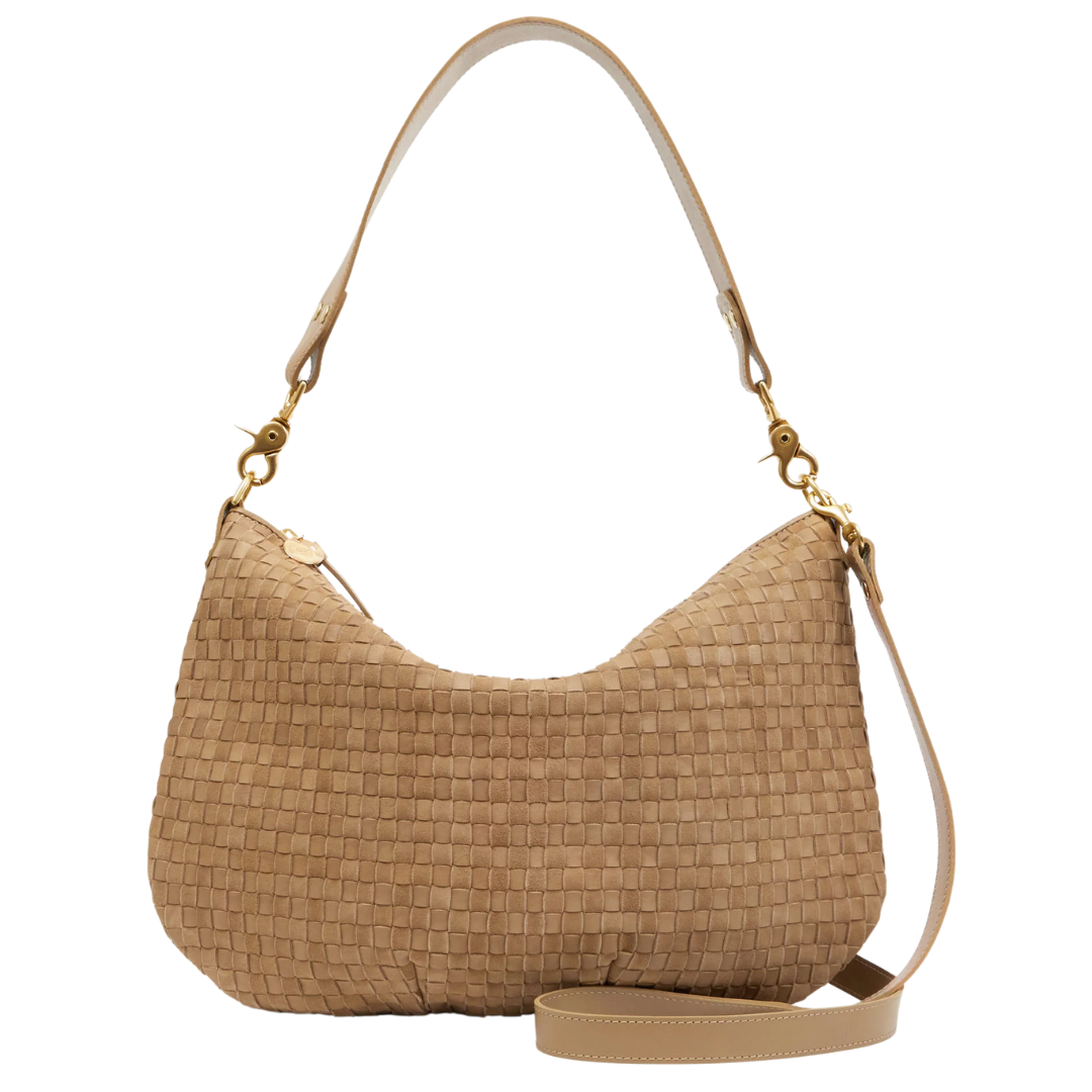 Moyen Messenger in Clay Woven Checker