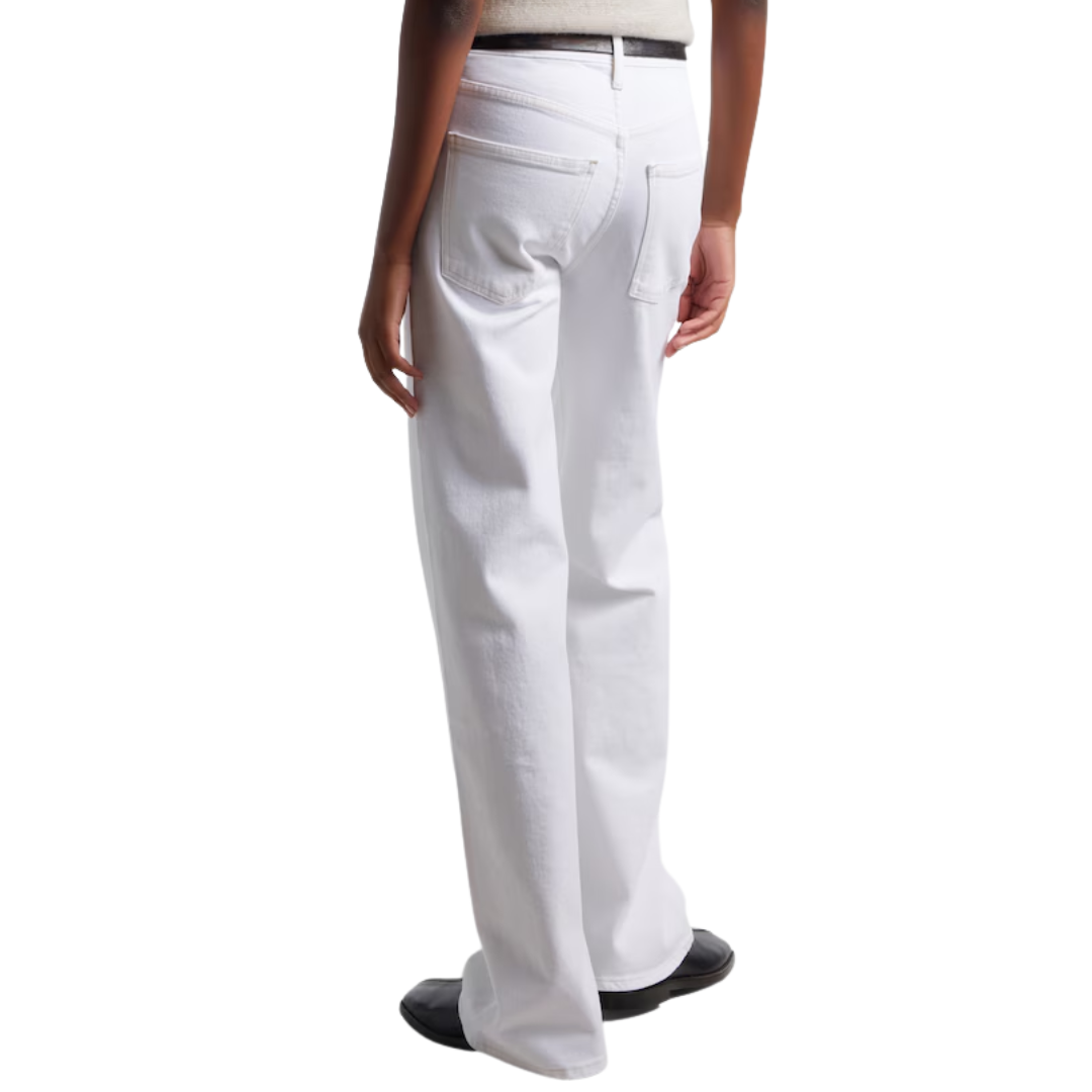 Harper Straight Jean in White Milk