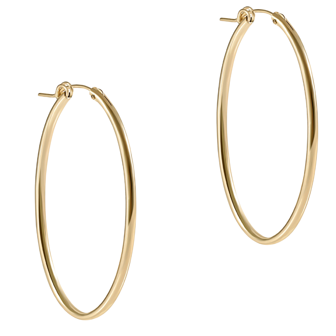 Oval Gold 2" Hoop