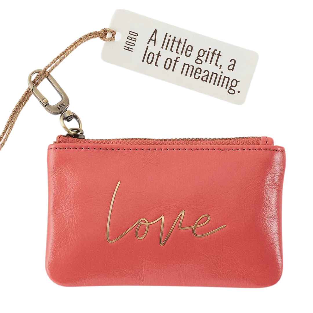 Sentiment Pouch in Pink Mirage Love