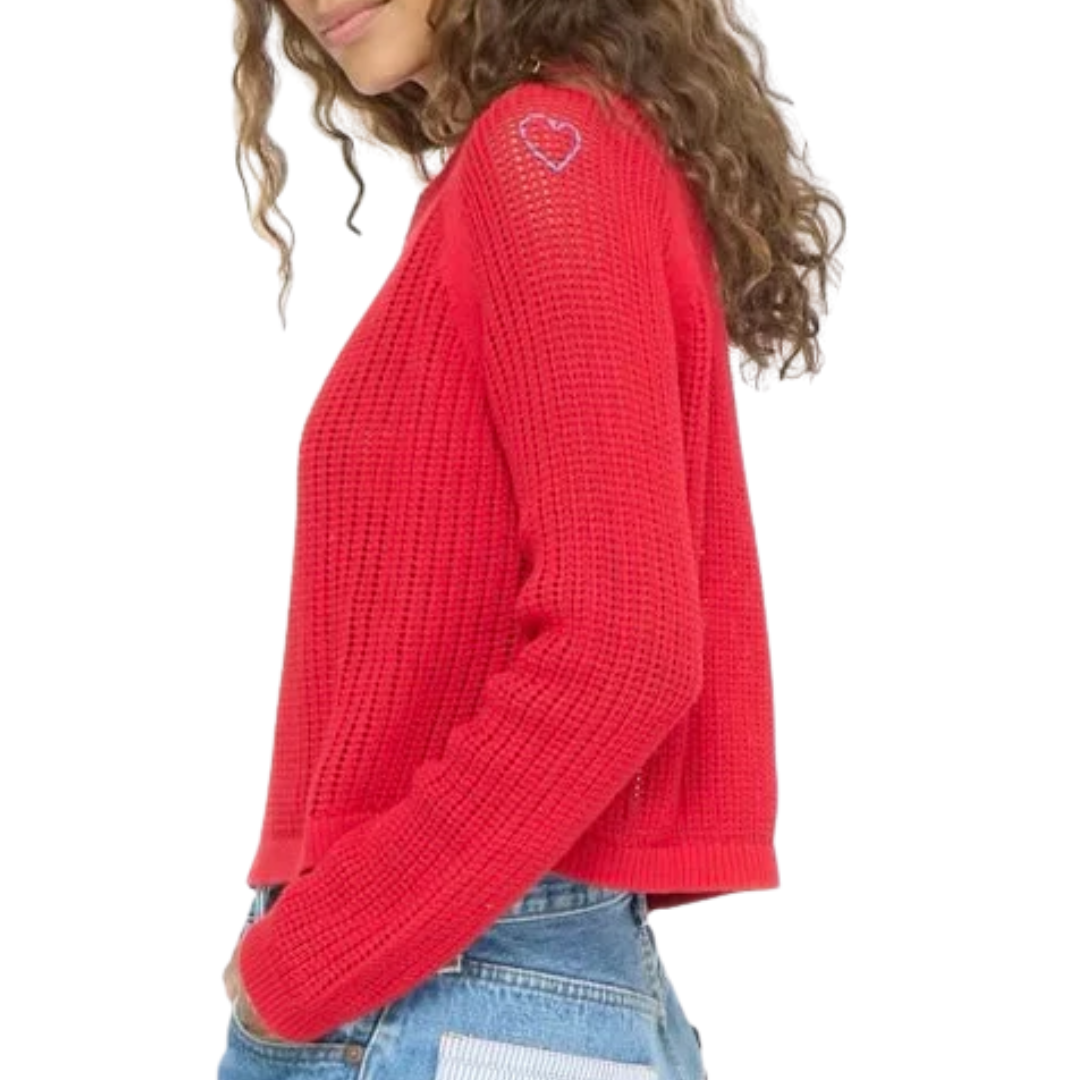 Malibu Sweater in Red