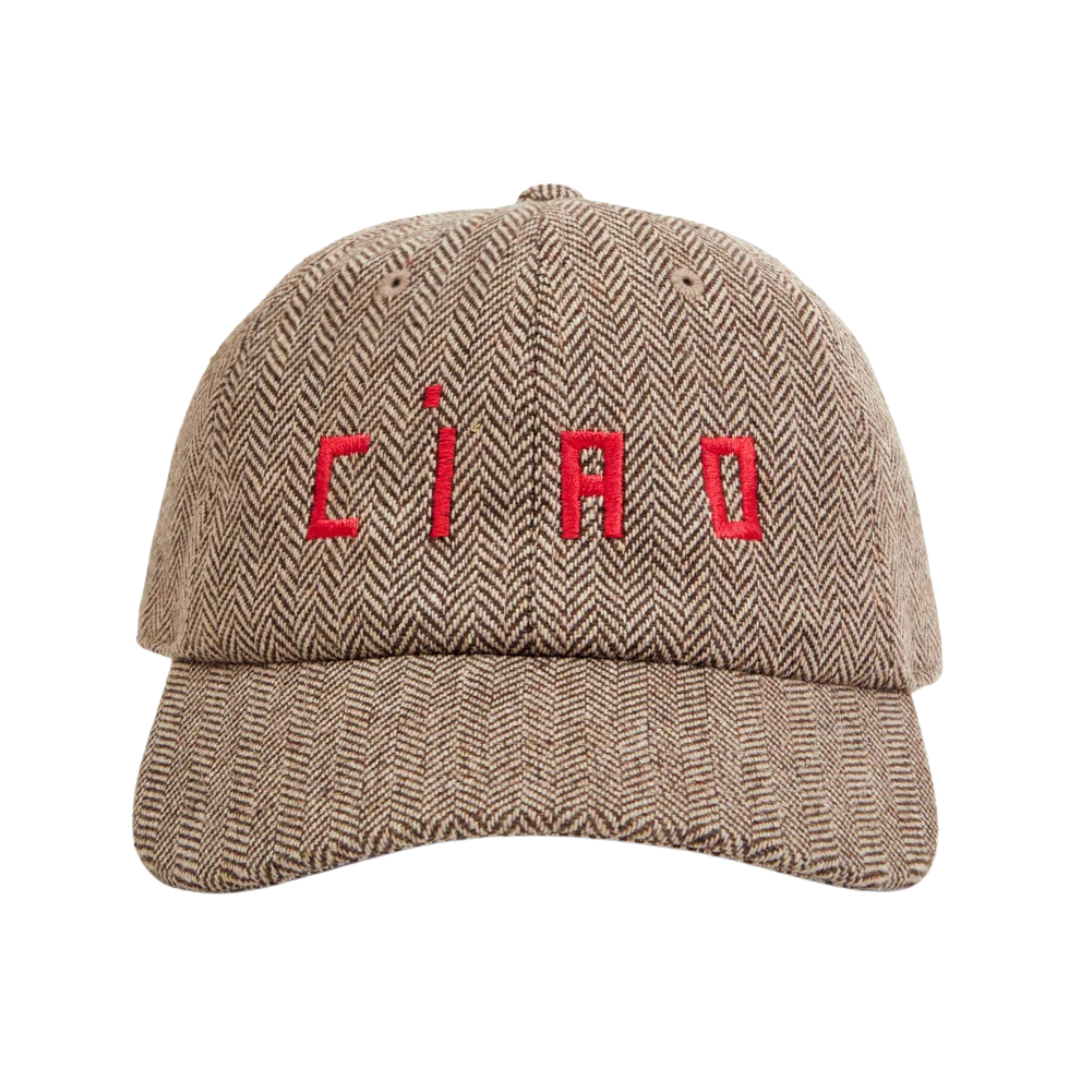 Wool Baseball Hat in Ciao Taupe