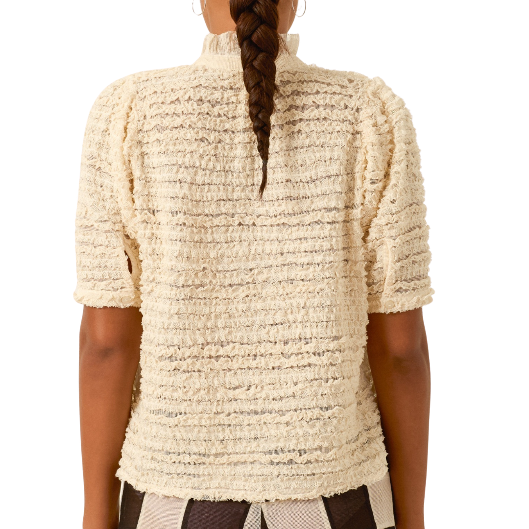 Winn Pearl Jester Shirt in Off-White