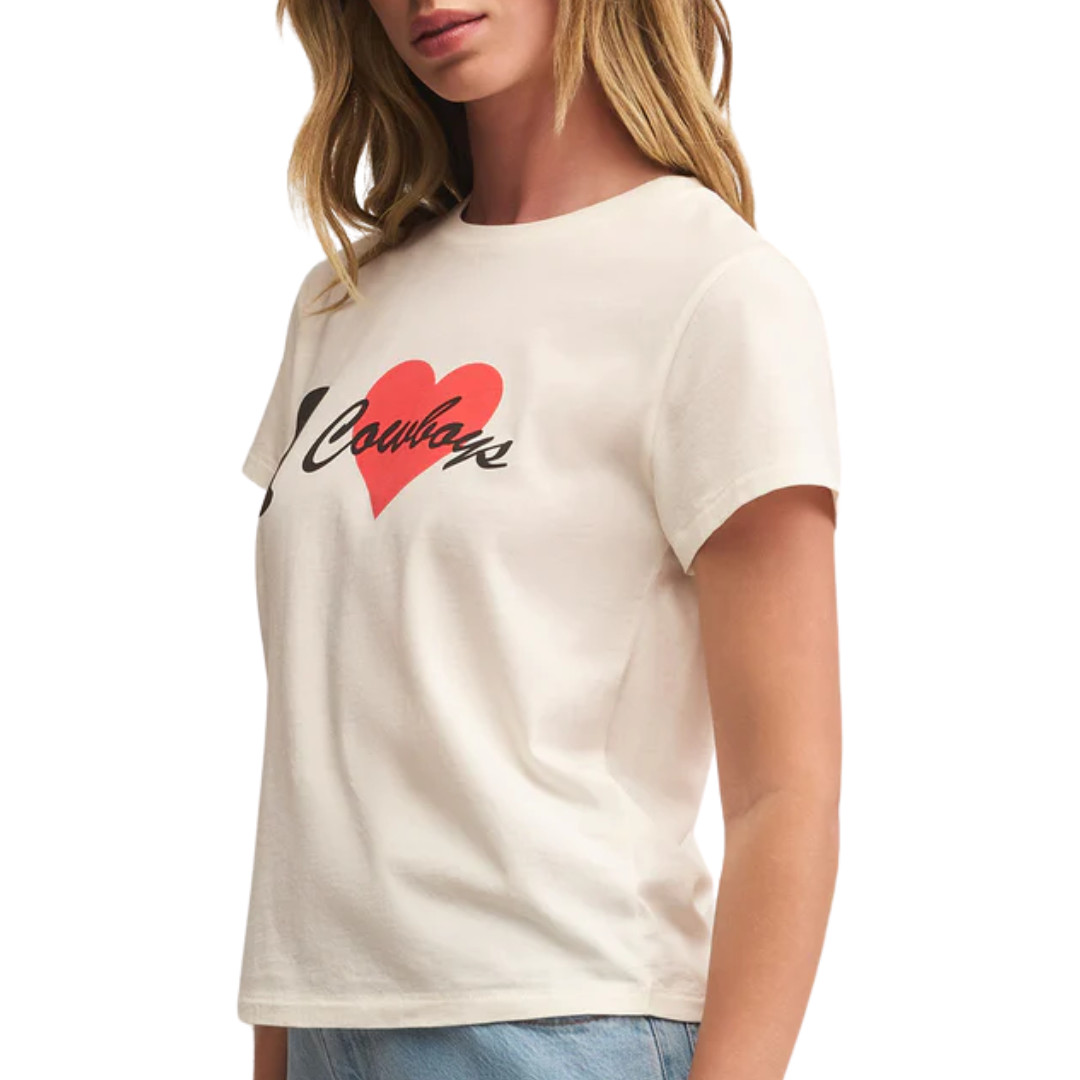 Cowboy Tourist Tee in Sea Salt