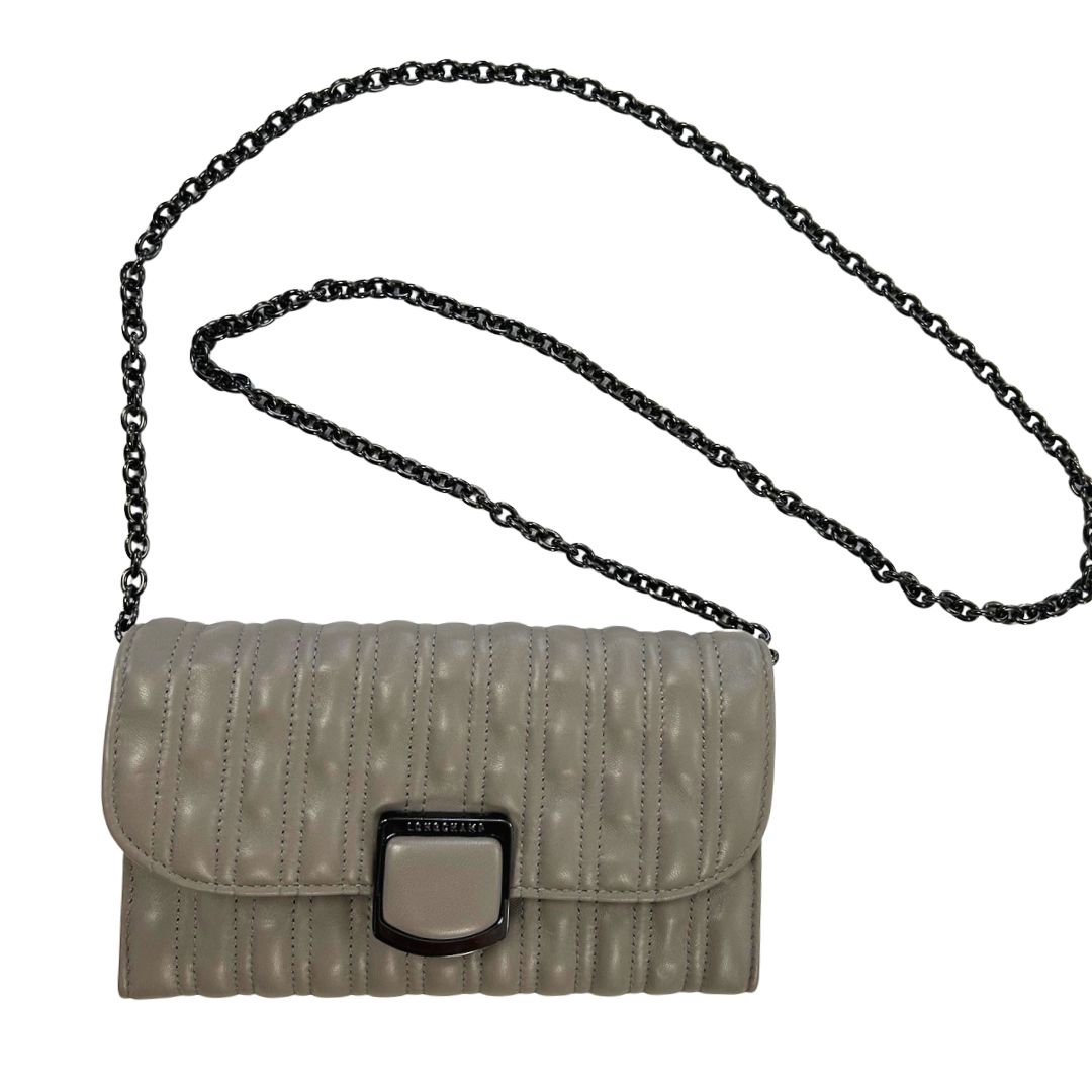 Brioche Wallet with Chain Bag in Turtle Dove
