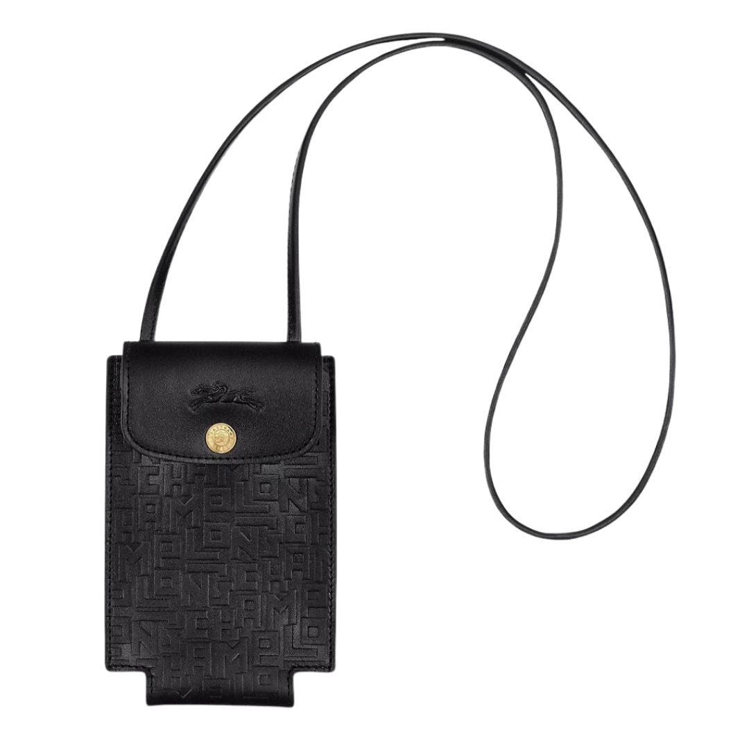 Phone Case with Lanyard in Black