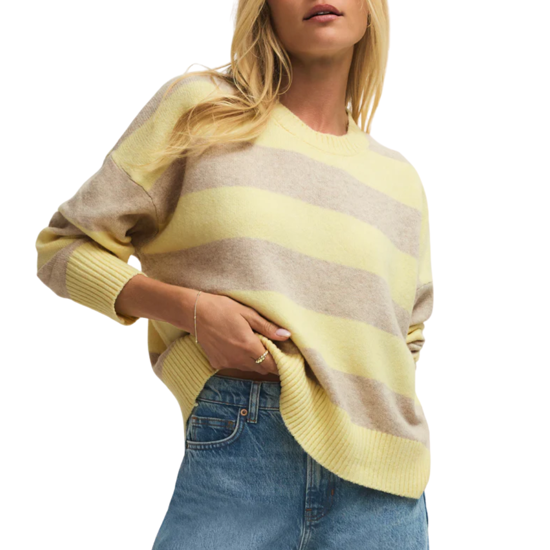 Cirrus Cozy Stripe Sweater in Sunnyside
