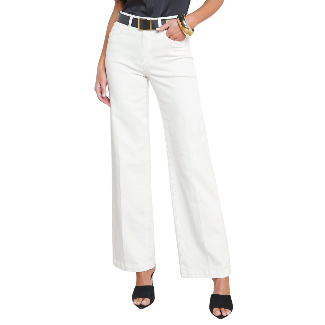 Scottie Wide-Leg Jean in Blanc