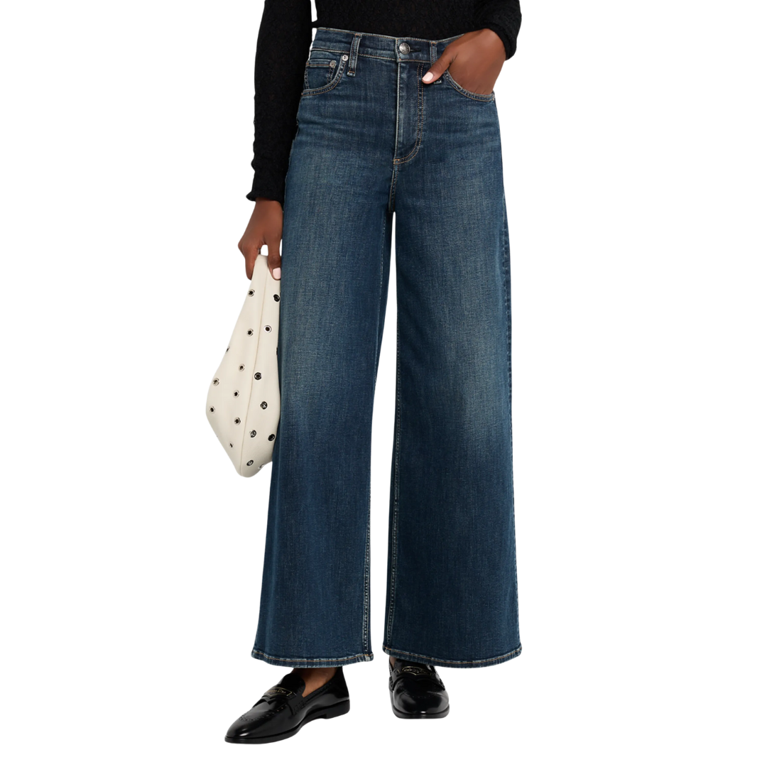 Flexi Sofie Wide Leg Jeans in Ness
