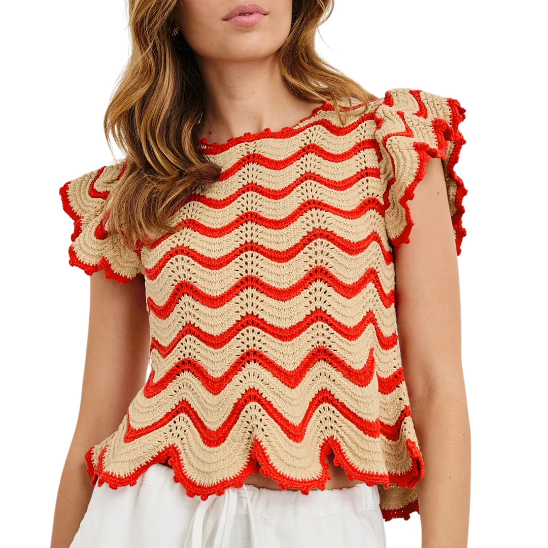 Coen Top in Cherry Oat
