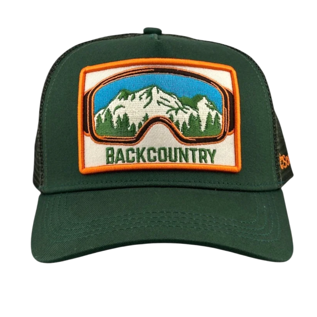 Back Country Trucker Hat in Green