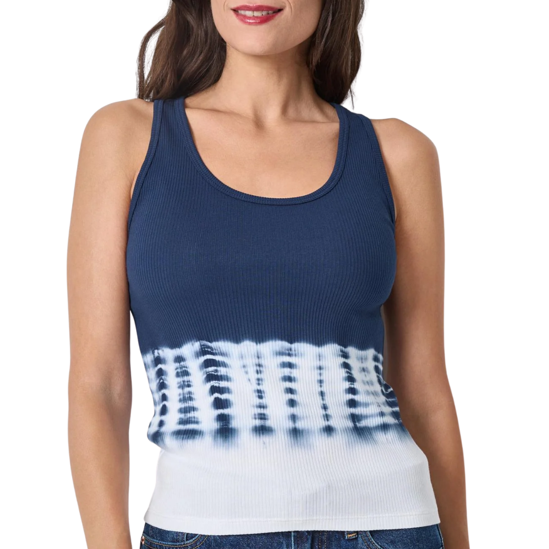 Bamboo Dye Tank in Navy Dye