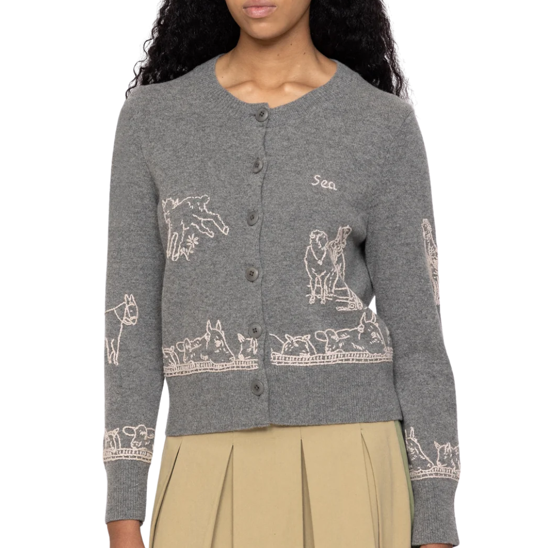 Edin Cardigan in Grey