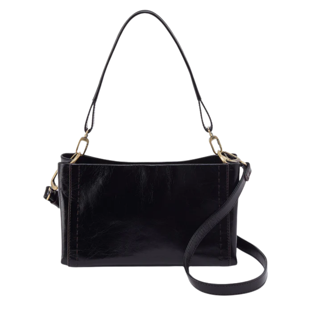 Seneca Shoulder Crossbody in Black