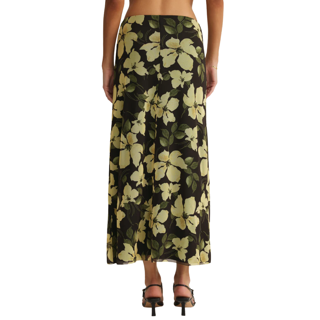 Eda Ren Floral Mesh Skirt in Sunnyside