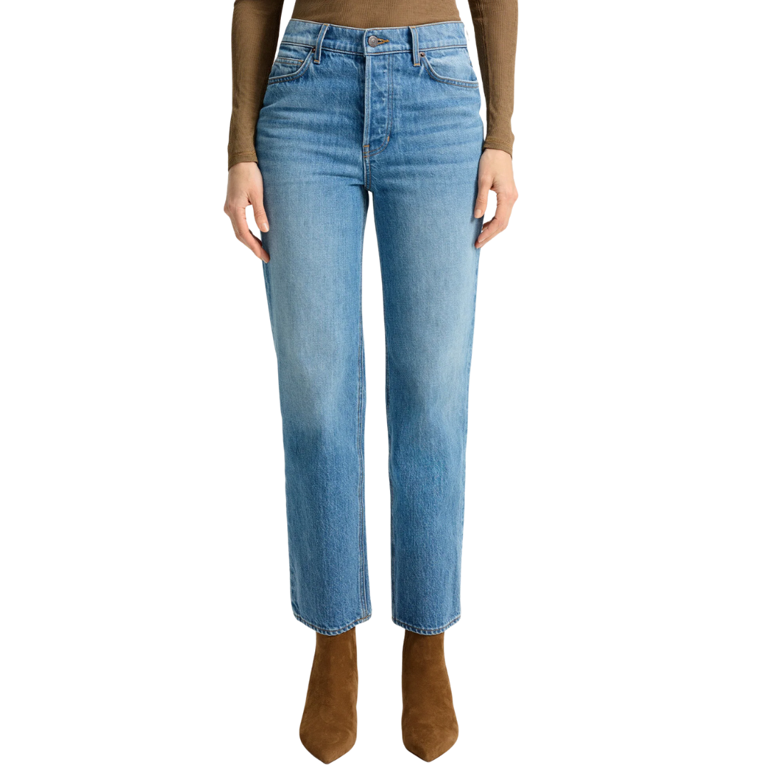 Leah Straight-Leg Jean in Lakeshore Blush