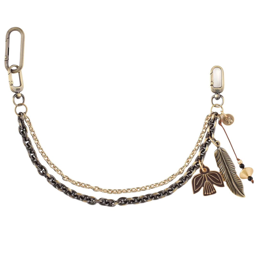 Dove Feather Metal Swag