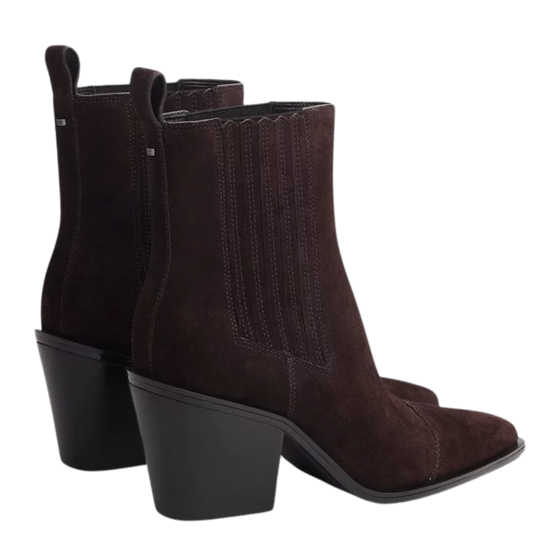 Newbury Suede Chelsea Boot in Dark Chocolate Suede