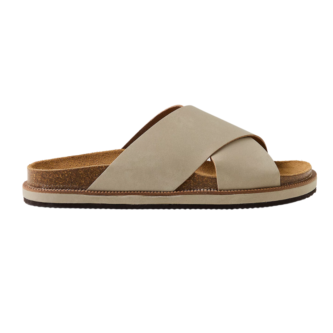 Sidelines Footbed Sandals in Dove Grey