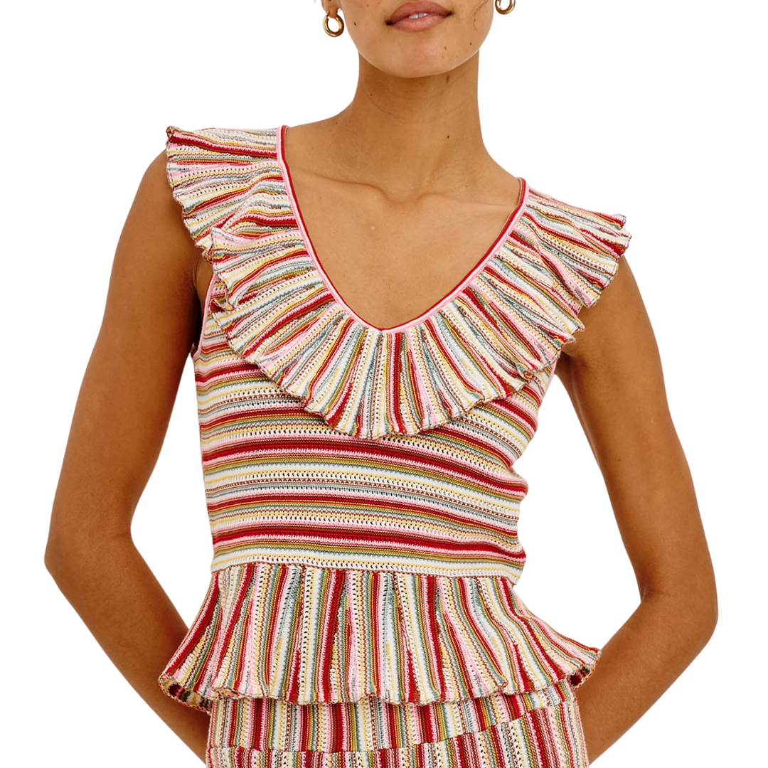 Carmelita Top in Havana Stripe