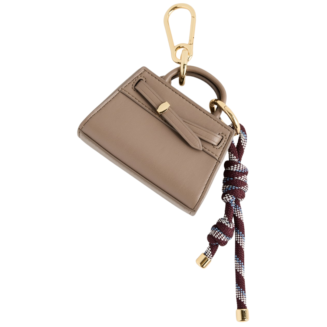 Dash Bag Charm in Bark Multi