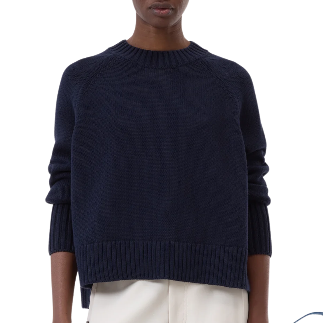 Knitted Jumper in Dark Night