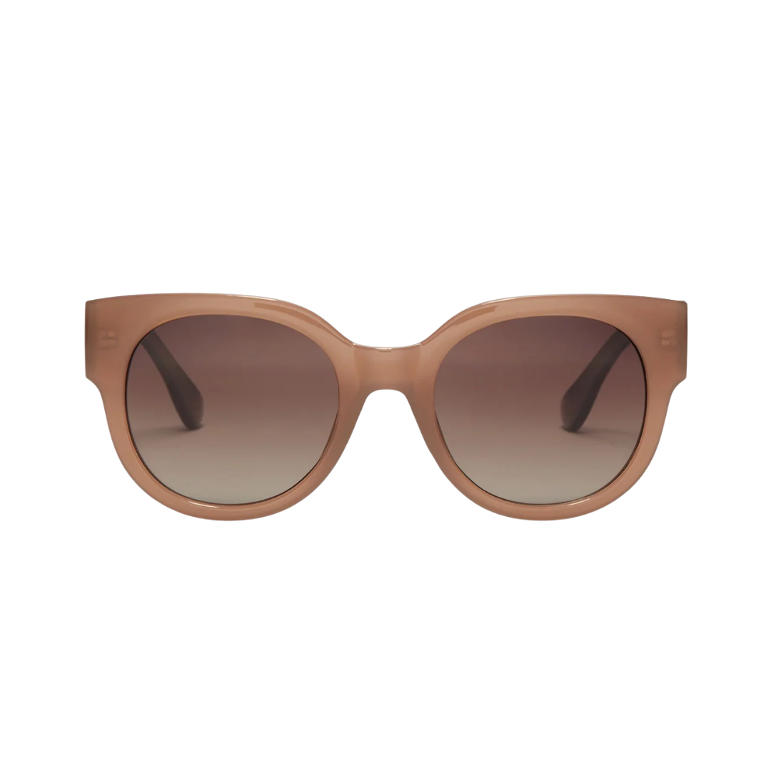 Lunch Date Polarized Sunglasses in Taupe Gradient