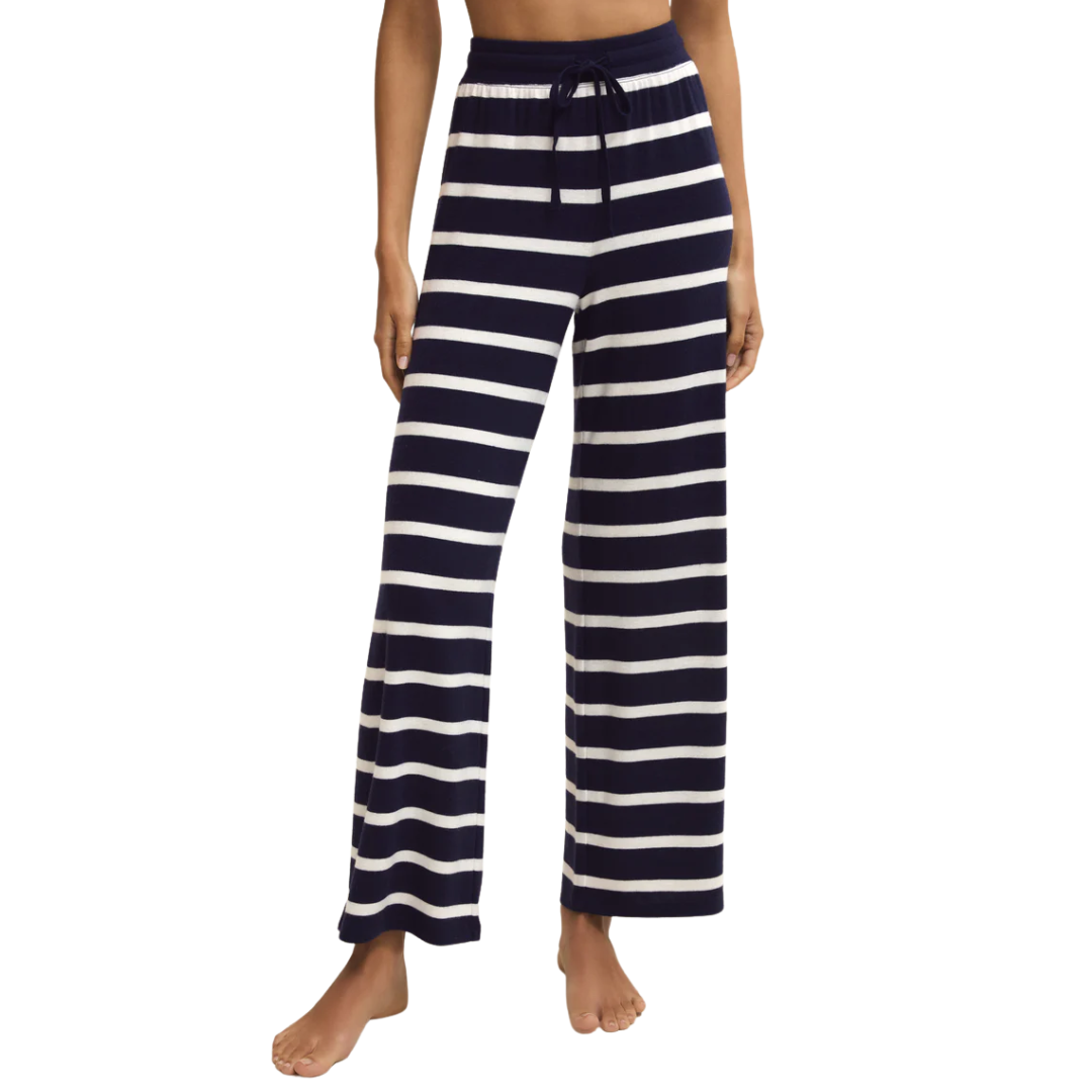 Z Supply Overboard Stripe Pant in Eclipse