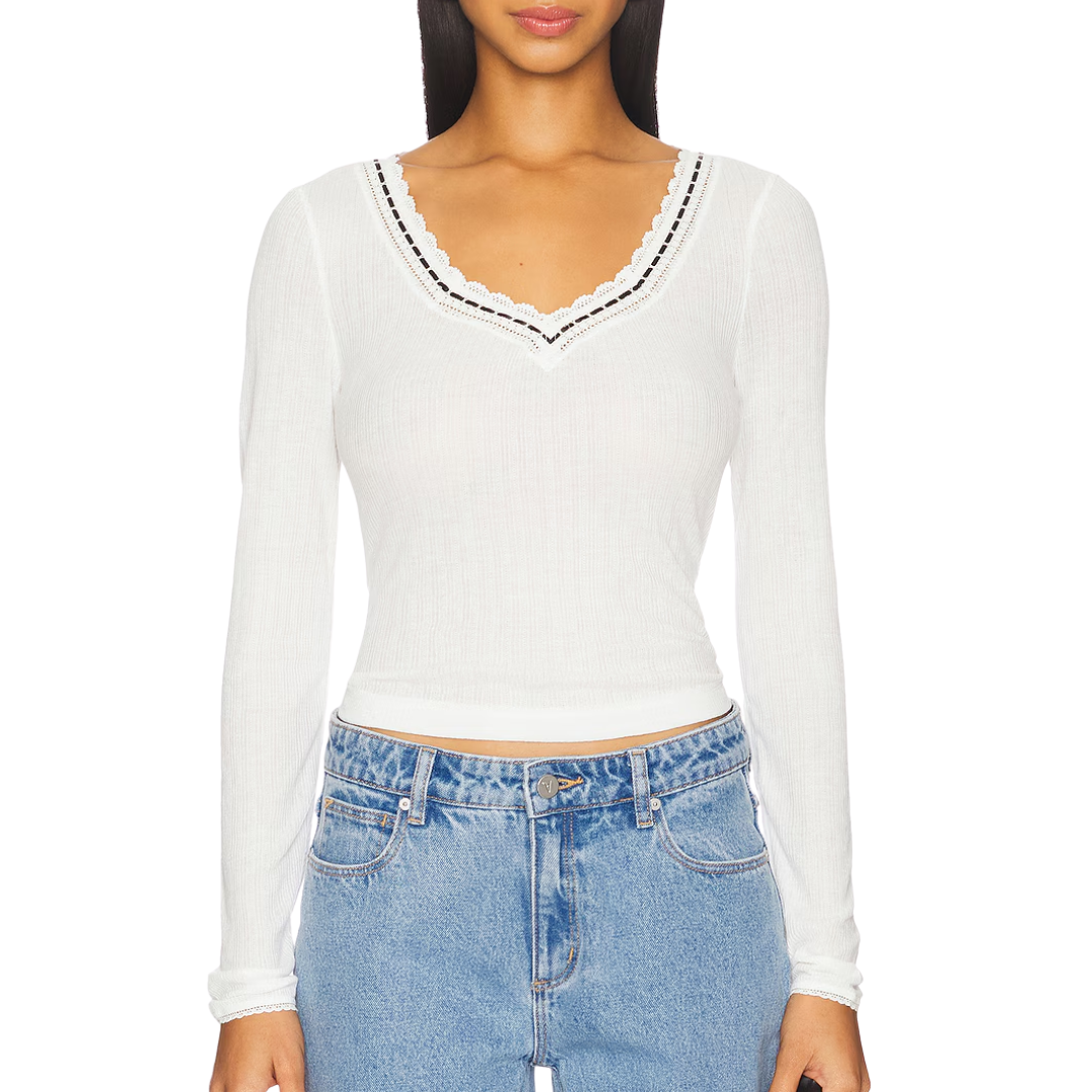Only You Long Sleeve in Clean Ivory