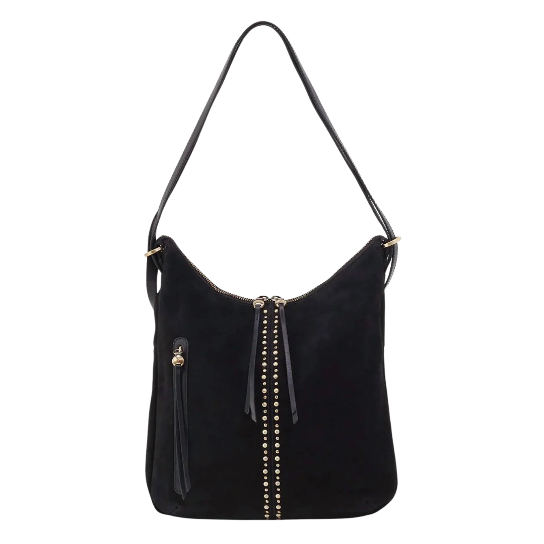 Merrin Convertible Backpack & Shoulder Bag in Black