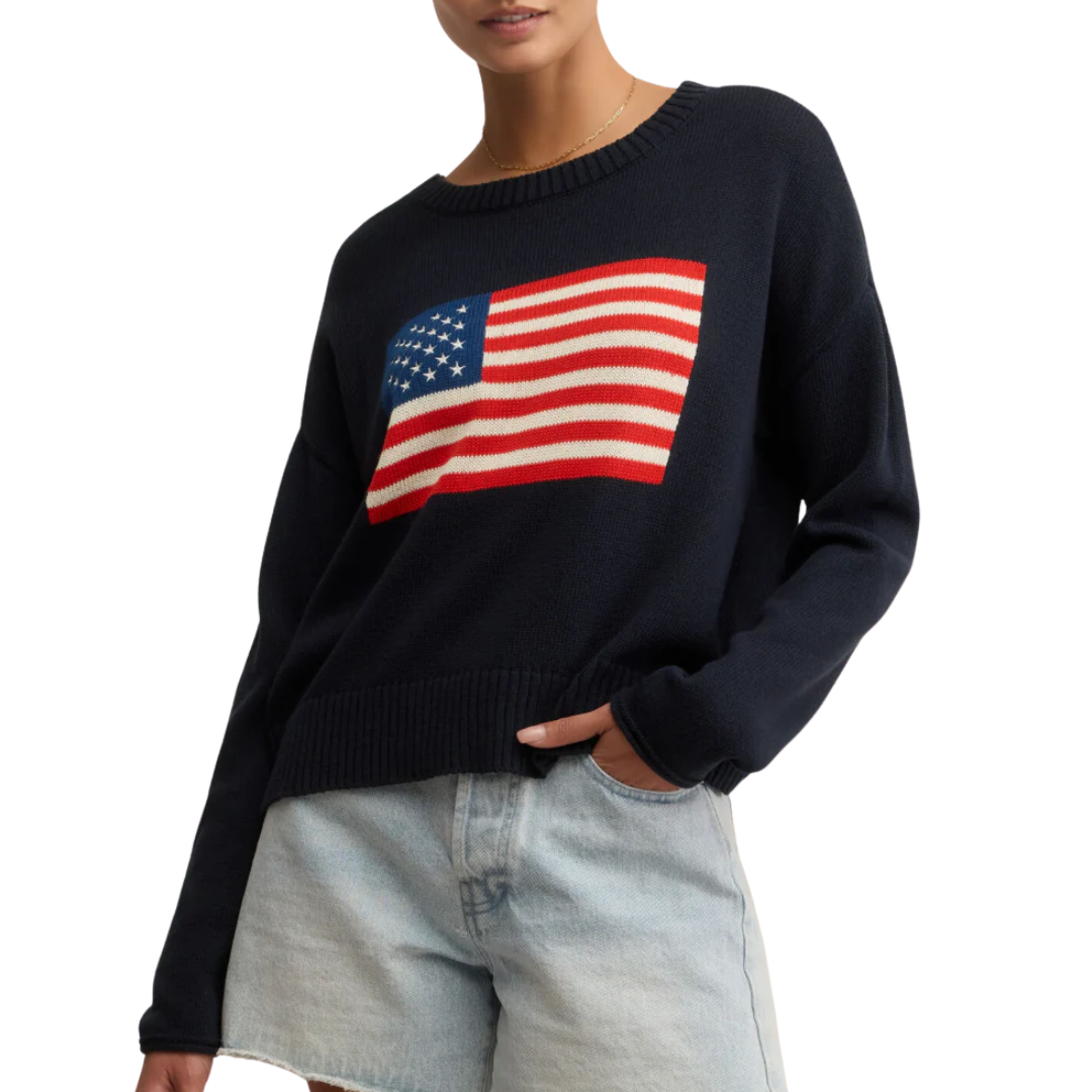 Sienna Patriot Sweater in Eclipse